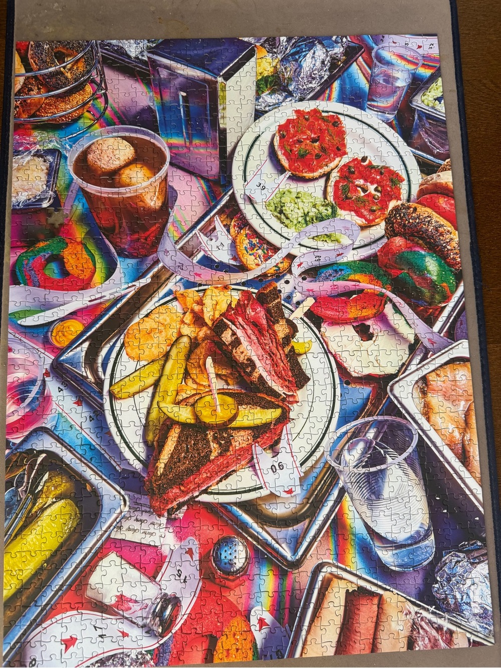 Psychedelic Deli 1000-Piece Puzzle - Blue Box - Picture 3 of 3
